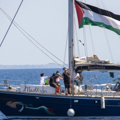 nava madleen ajunge în portul israelian asdod după blocajul israelian