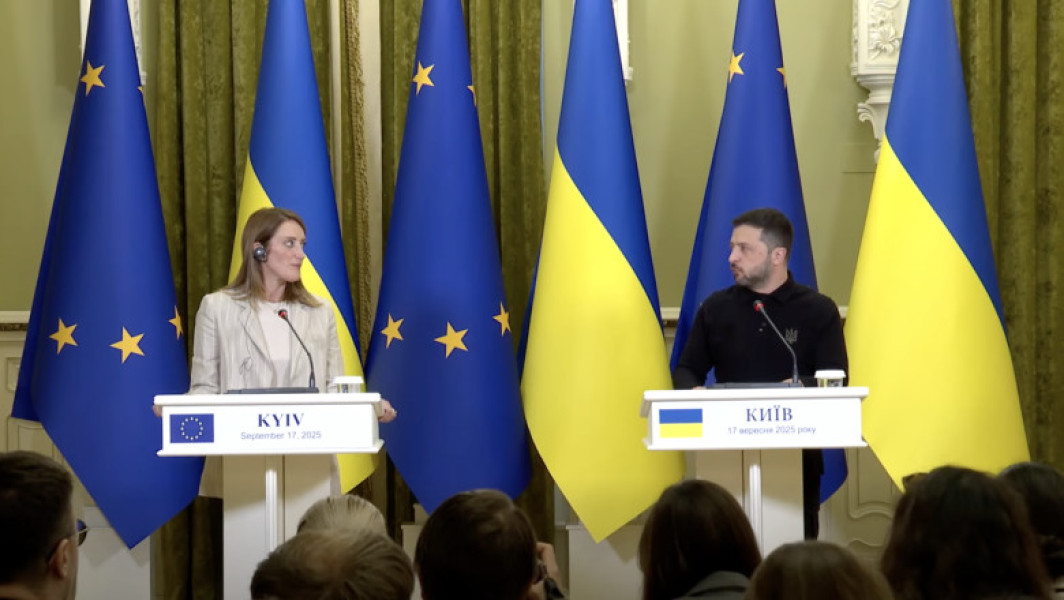Președinta Parlamentului European susține aderarea Ucrainei la UE ca garanție de securitate